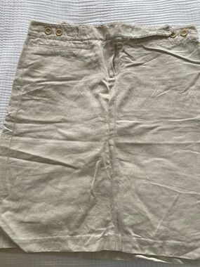 French Connection Beige A-Line Skirt